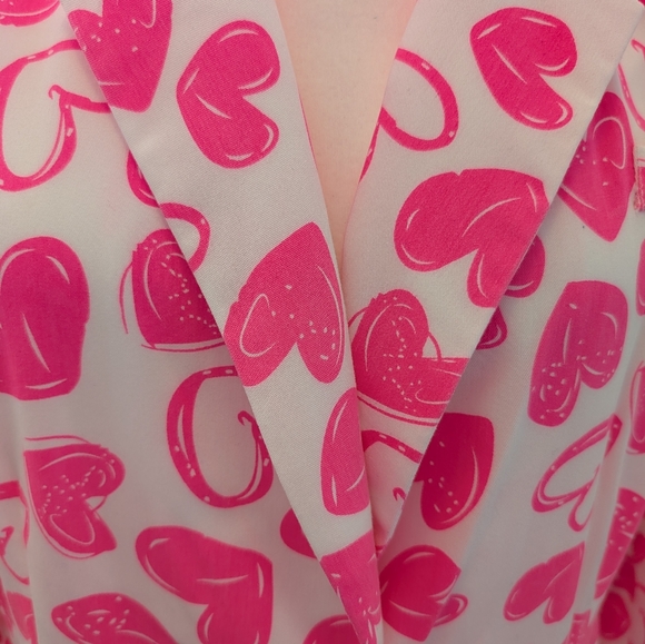 Neon pink heart blazer - Picture 4 of 4